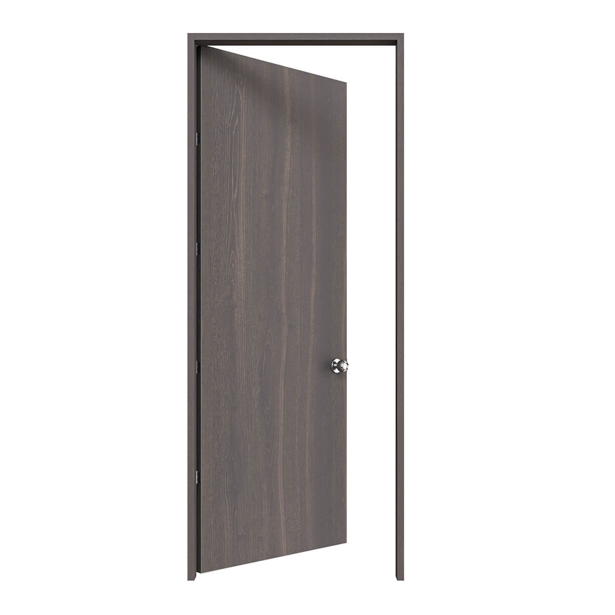 Puerta de madera melaminica veta vertical color Milán 80 cm x 235 cm