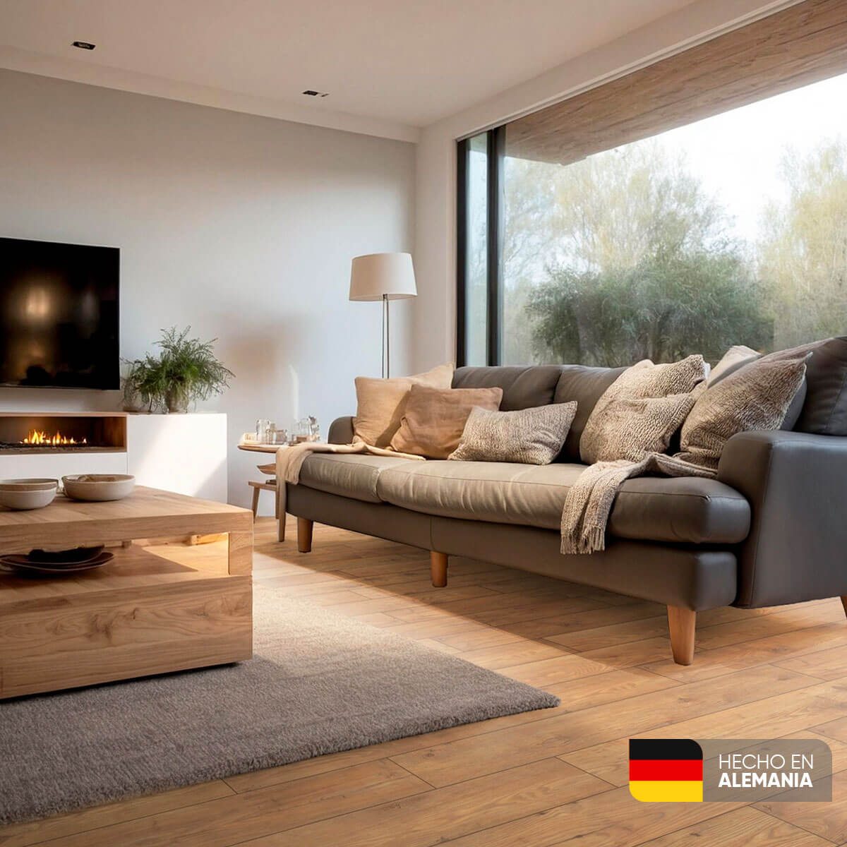 Piso Laminado Roble Bosque 7mm marca Kronospan