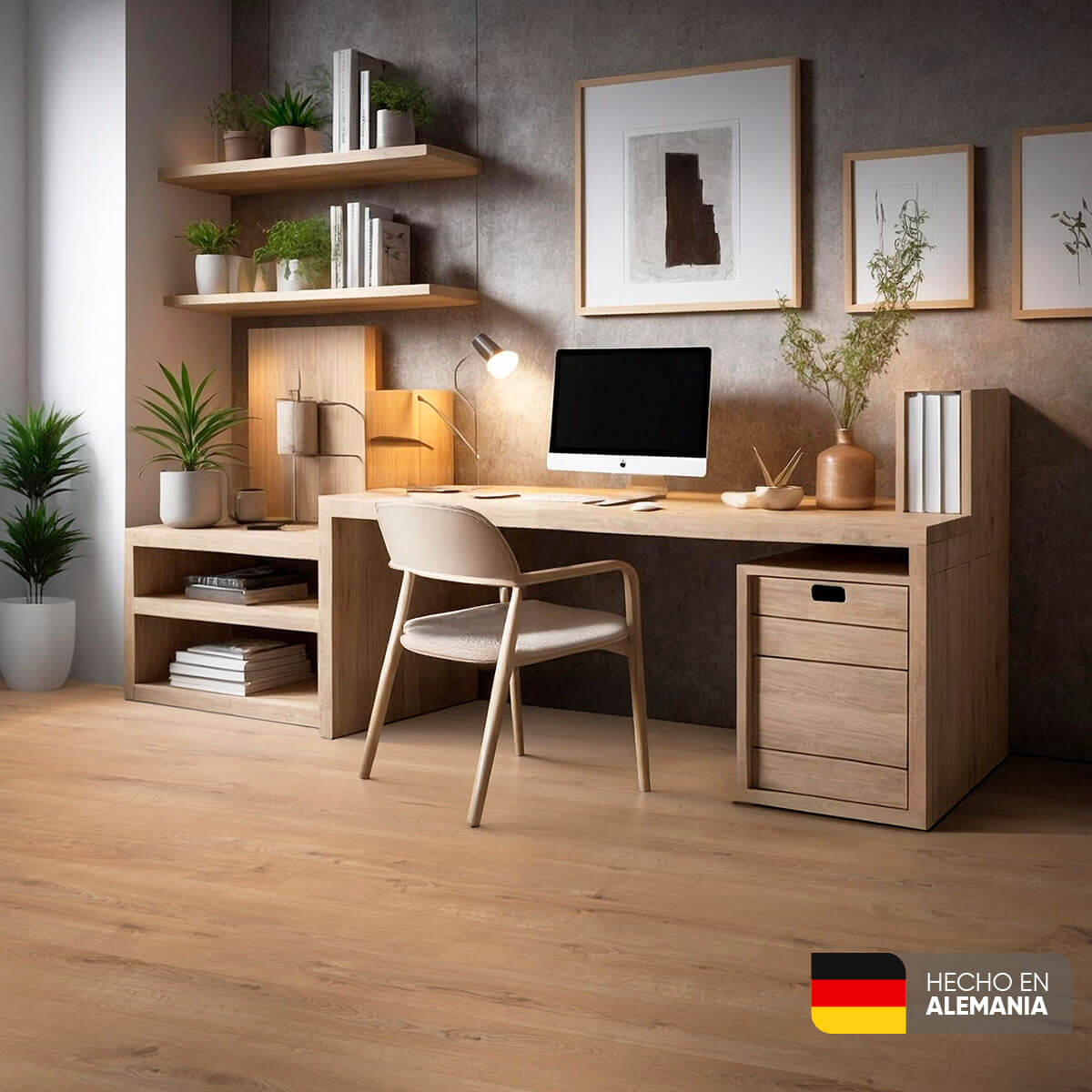 Piso Laminado Roble Bosque 7mm marca Kronospan