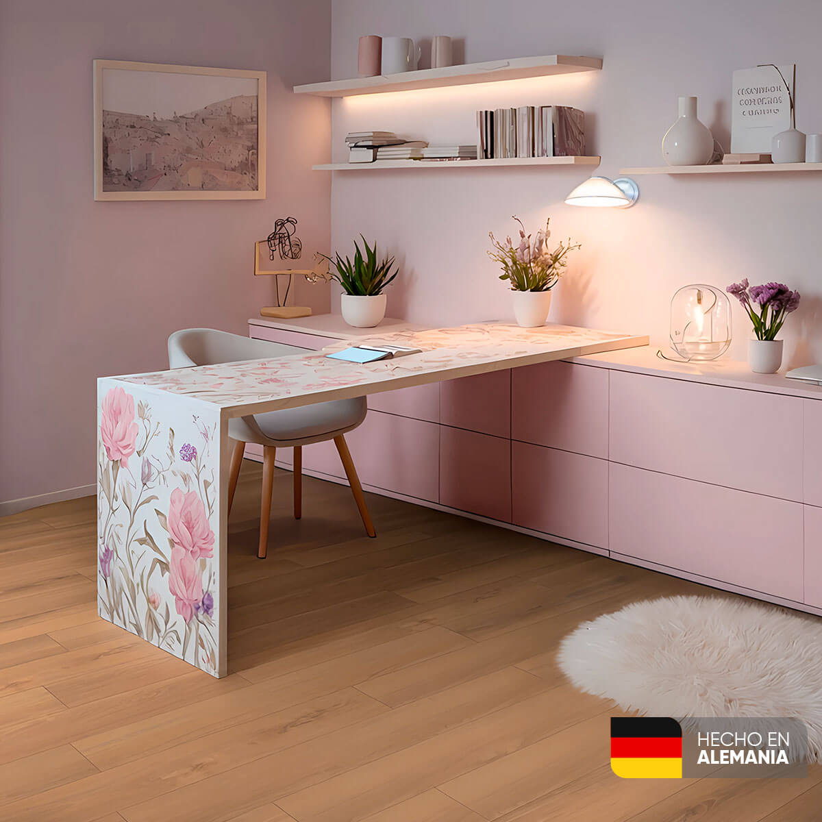 Piso laminado Roble Sienna de 7mm marca Kronospan