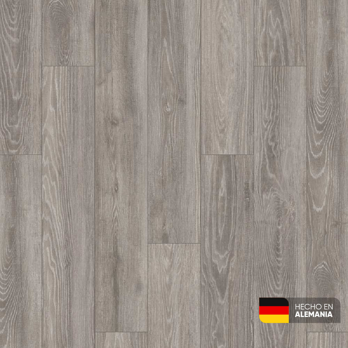 Piso Laminado Roble Humo de 7mm marca Kronospan