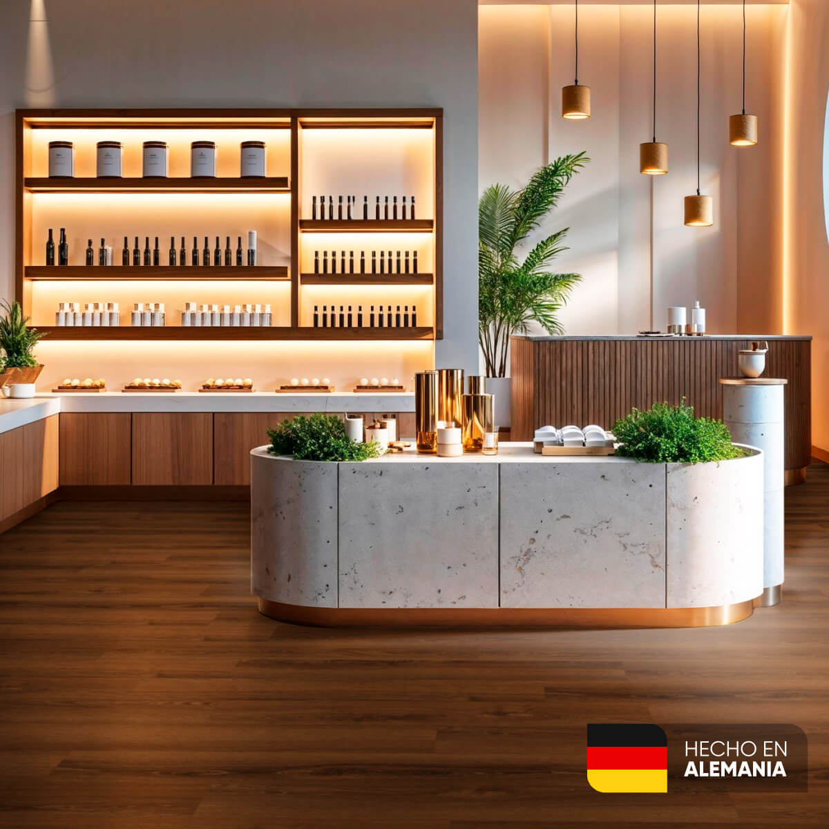 Piso Laminado Roble Caramelo de 7mm marca Kronospan