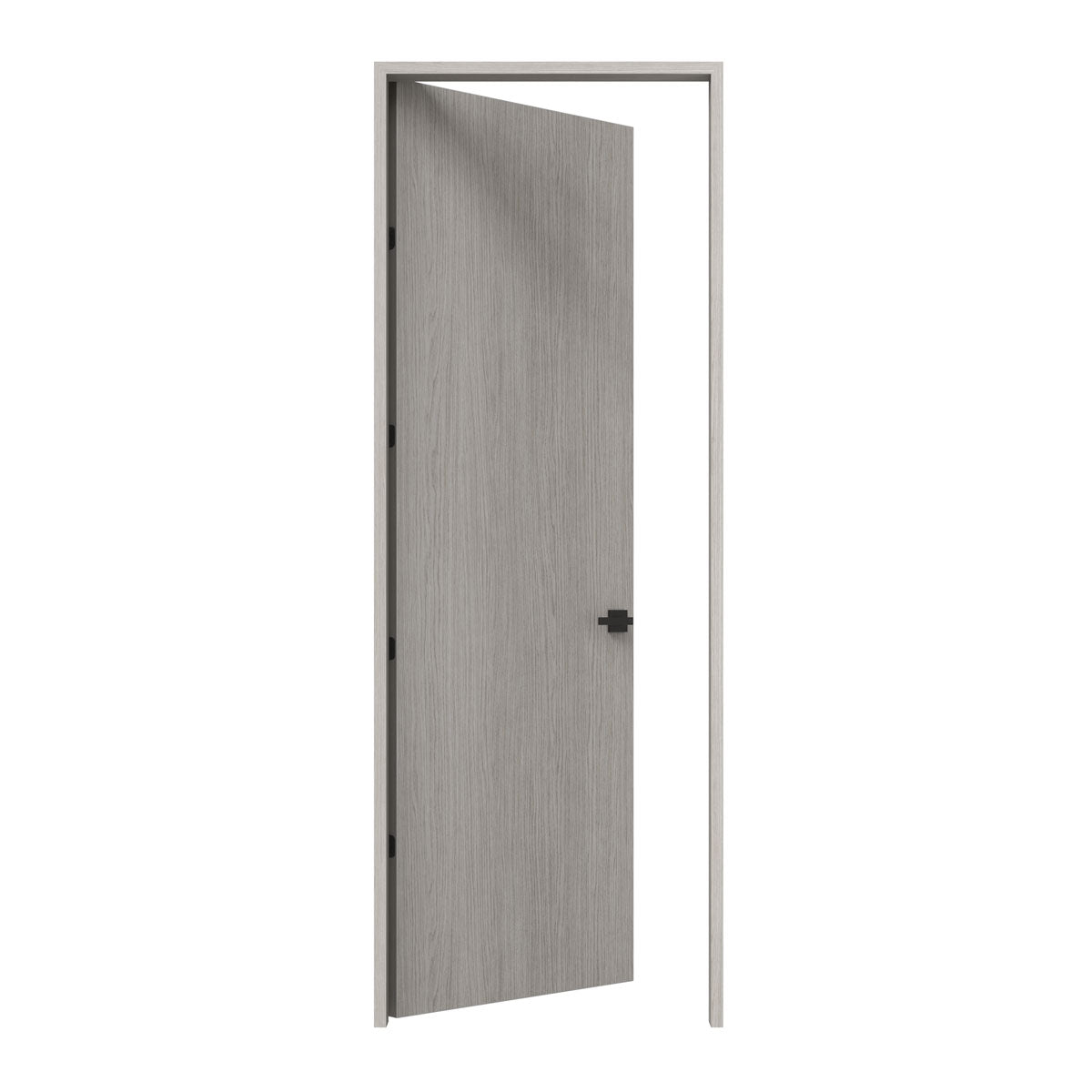 Puerta de madera melaminica veta vertical color Positano 70 cm x 235 cm