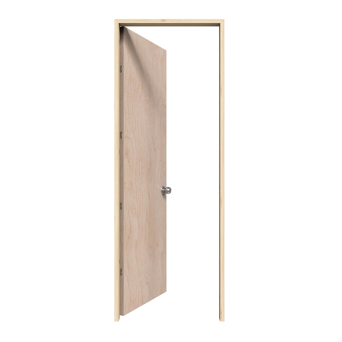 Puerta en triplex Okume multiancho