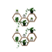 2 Set de Repisas Hexagonal Hades, Beige, X 3 Unidades