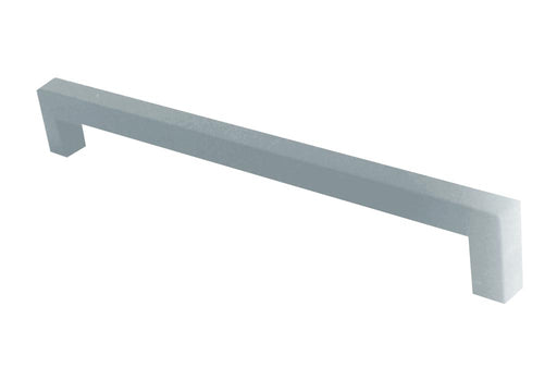 Manija aluminio barra cuadrada natural cc: 192 mm