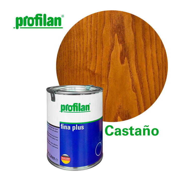 Recubrimiento para madera Profilan Fina Plus Castaño