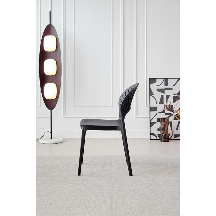 Silla Paraiso, Color Negro, Con espaldar y diseño Moderno