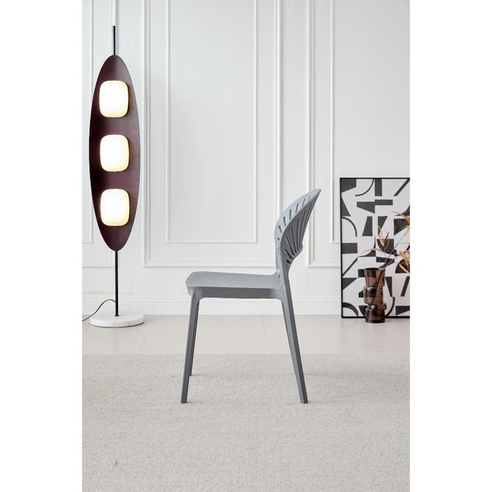 Silla Paraiso, Color Gris Oscuro, Con espaldar y Diseño moderno