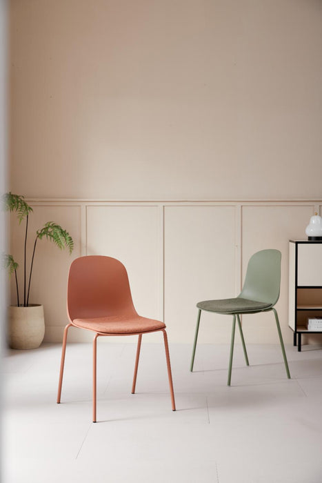 Silla con Cojín Aiara, Color Gris Oscuro, Diseño Moderno