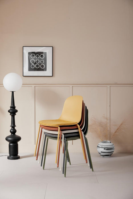 Silla con Cojín Aiara, Color Blanco, Diseño Moderno