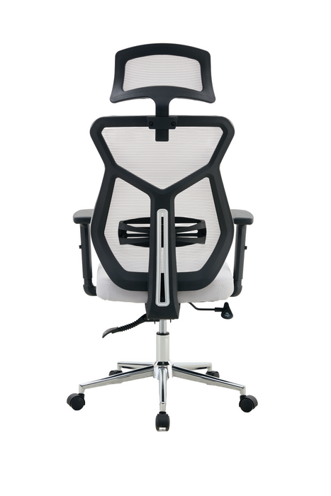 Silla de Escritorio Prime, Gris, ergonómica con altura ajustable
