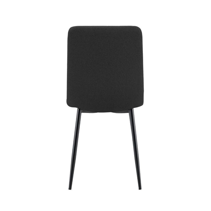 Set de 4 Sillas Flex, Color Negro, Con espaldar y diseño Moderno