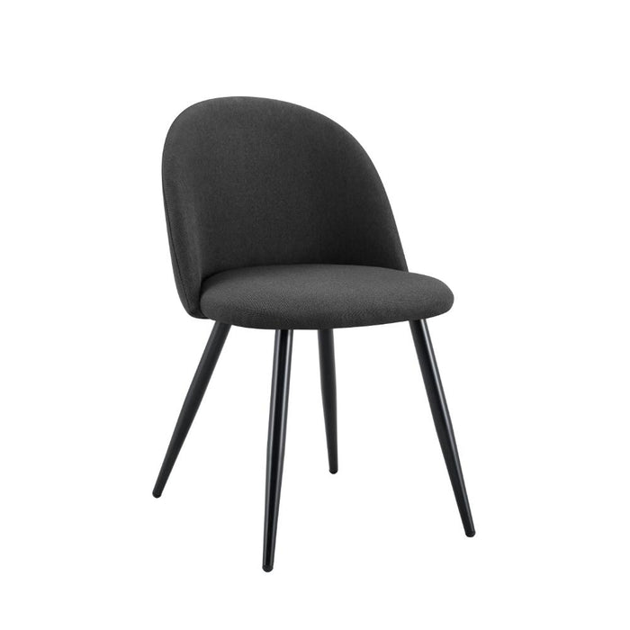 Set de 4 Sillas Core, Color Negro, Con espaldar y diseño Moderno