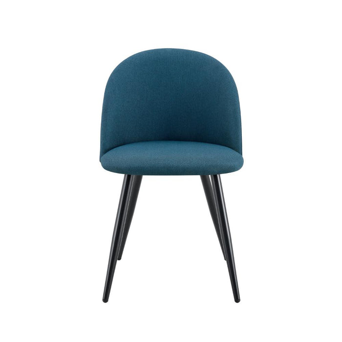 Set de 4 Sillas Core, Color Azul, Con espaldar y diseño Moderno