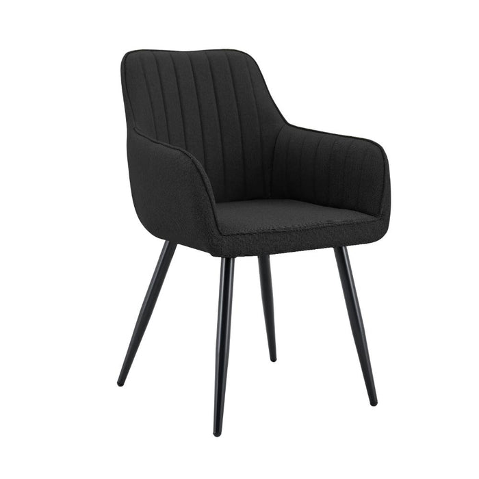 Set de 2 Sillas Neo, Color Negro, Con espaldar y diseño Moderno