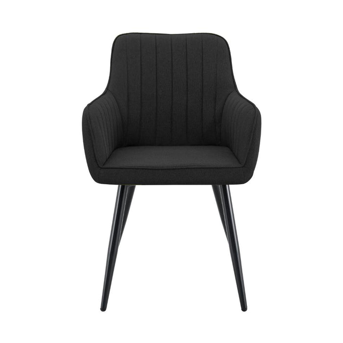 Set de 2 Sillas Neo, Color Negro, Con espaldar y diseño Moderno