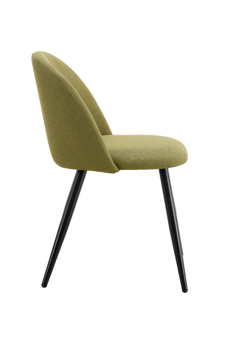 Set de 4 Sillas Core, Color Verde, Con espaldar y diseño Moderno