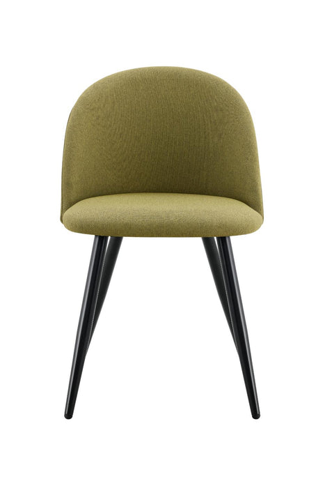 Set de 4 Sillas Core, Color Verde, Con espaldar y diseño Moderno