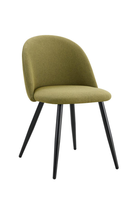 Set de 4 Sillas Core, Color Verde, Con espaldar y diseño Moderno