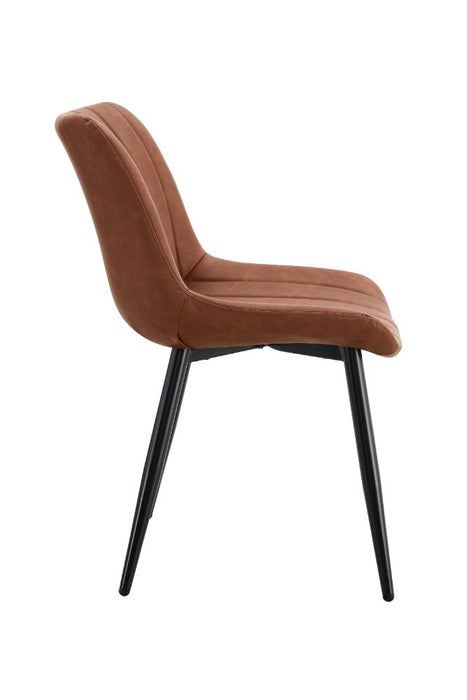 Set de 2 Sillas Nova, Color Marrón, Con espaldar y diseño Moderno