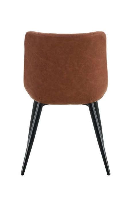 Set de 2 Sillas Nova, Color Marrón, Con espaldar y diseño Moderno