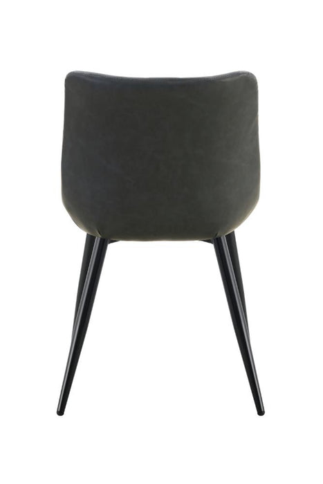 Set de 2 Sillas Nova, Color Negro, Con espaldar y diseño Moderno