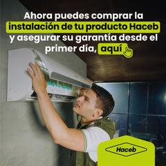 Instalación de aire a 0 metros + accesorios Haceb