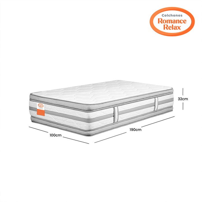 Colchón Rr Dinamic Pedic 100X190X32, Sencillo
