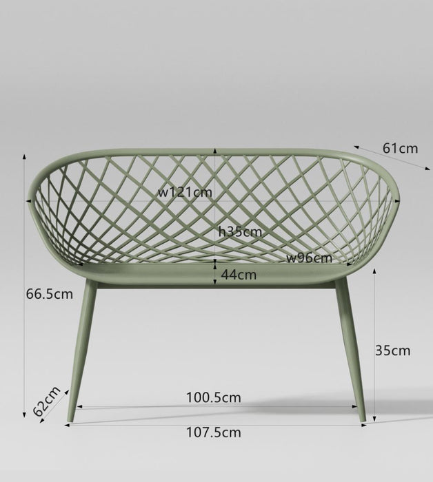 Sala de Exterior Salerno, Verde Olivo