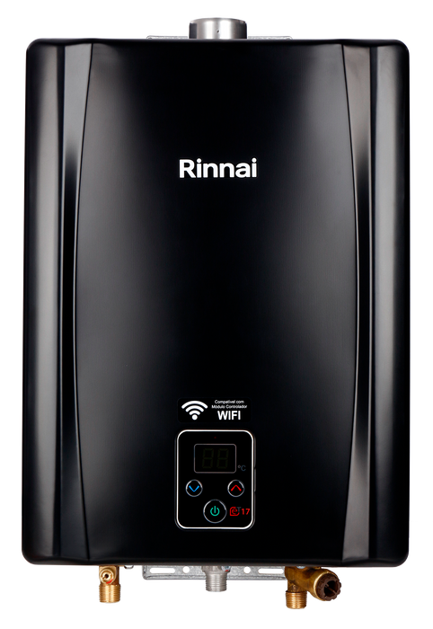 Calentador de paso a gas propano 17 litros marca Rinnai
