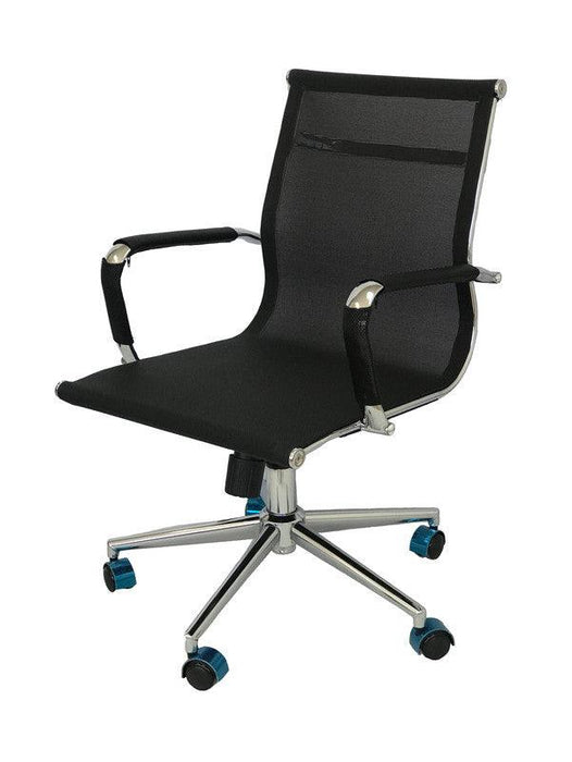 Silla de escritorio de oficina sin brazos con ruedas, silla de tocador -  VIRTUAL MUEBLES