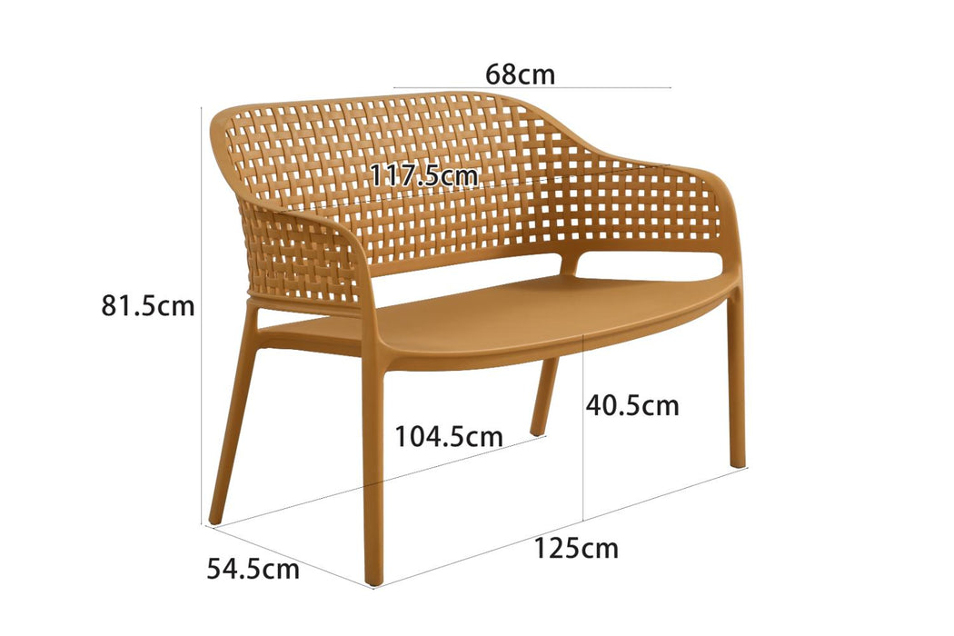 Sala de Exterior Amalfi, Naranja