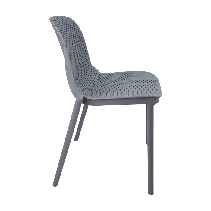Silla exterior berlin sin brazos gris  marca Boxbit