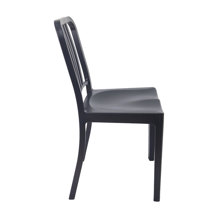 Set de 2 sillas exterior munich sin brazos grafito  marca Boxbit