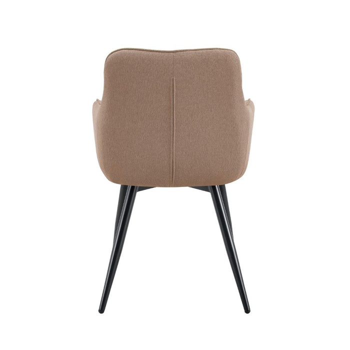 Set de 2 Sillas Neo, Color Marrón Oscuro, Con espaldar y diseño Moderno