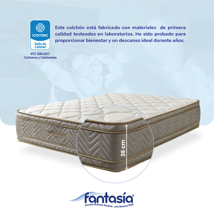 colchón optims sencillo de 100x190 cm marca Fantasía
