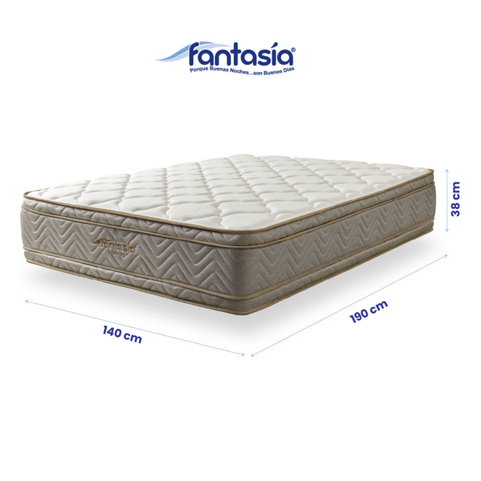 Colchón optims doble de 140x190 cm marca Fantasía