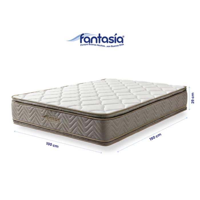 Colchón galaxy sencillo de 100x190 cm marca Fantasía marca Fantasía