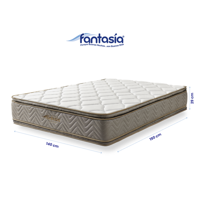 Colchón galaxy doble de 140x190 cm marca Fantasía