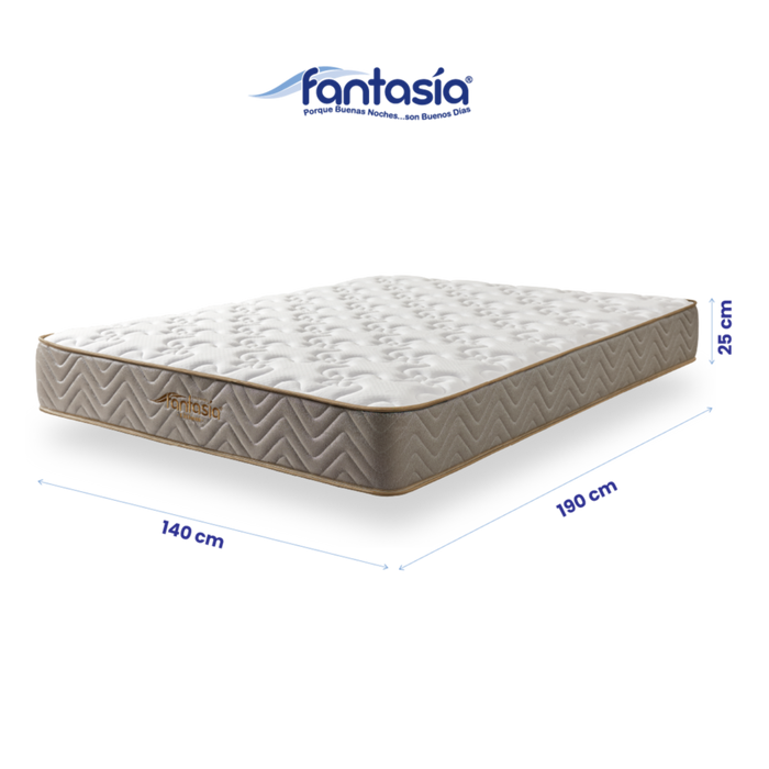 colchón litium de 140x190 cm marca Fantasía