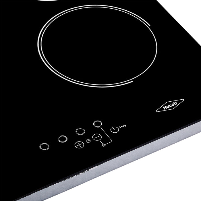 Cubierta vitro de 60 Cm 220V marca Haceb