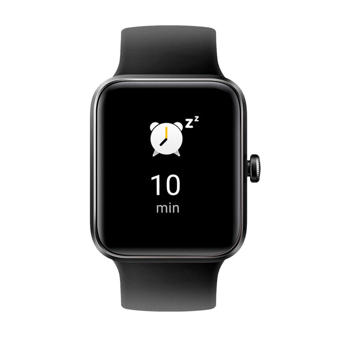 Reloj deportivo inteligente color negro con pantalla táctil