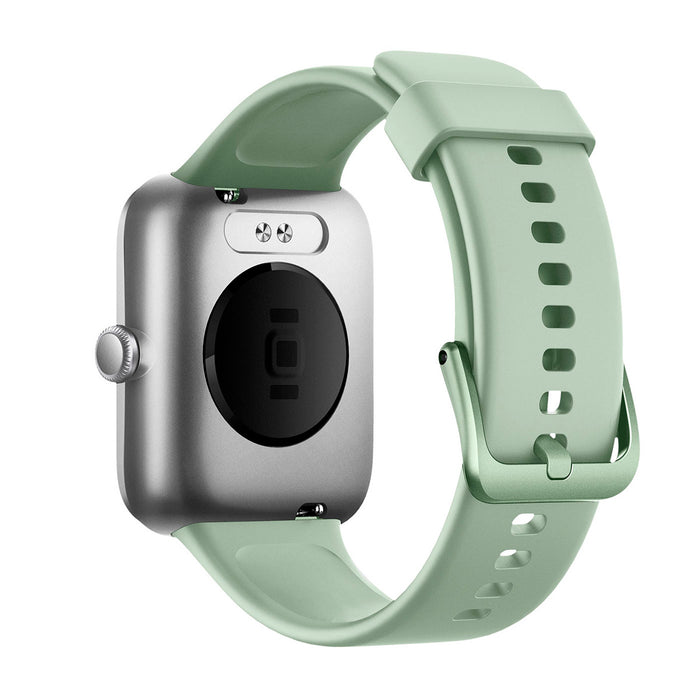 Reloj inteligente color verde con contador de calorías