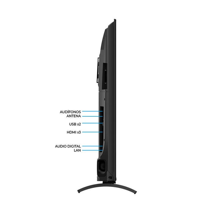 Televisor Kalley de 55" calidad 4K UHD Smart TV con Google integrado