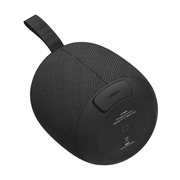 Parlante portatil conexión Bluetooth de 16W color negro