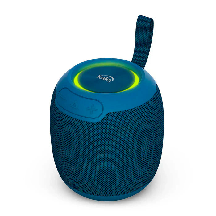 Parlante inalámbrico portátil conexión Bluetooth color azul