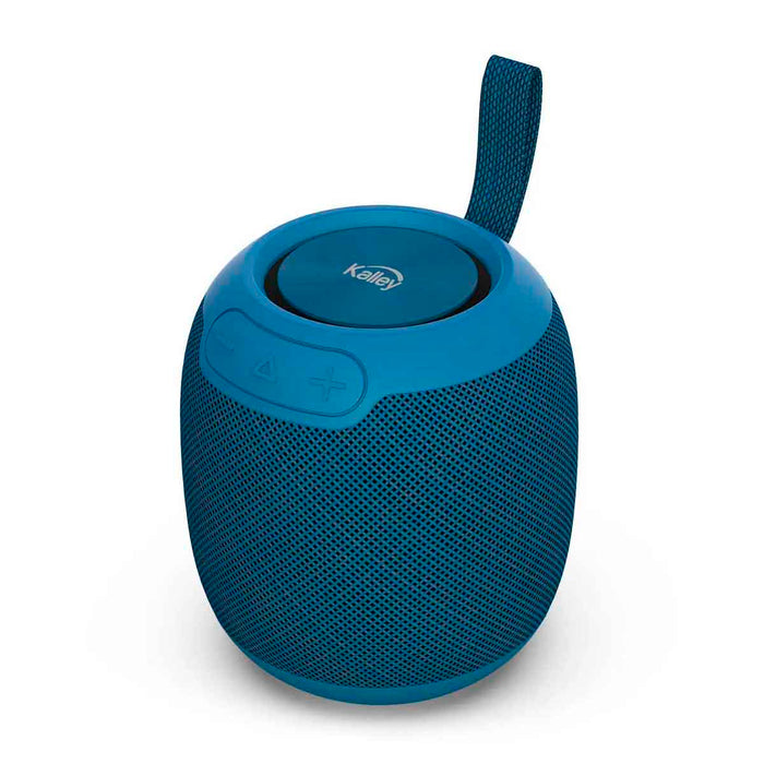 Parlante inalámbrico portátil conexión Bluetooth color azul