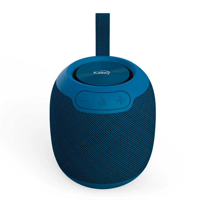 Parlante inalámbrico portátil conexión Bluetooth color azul