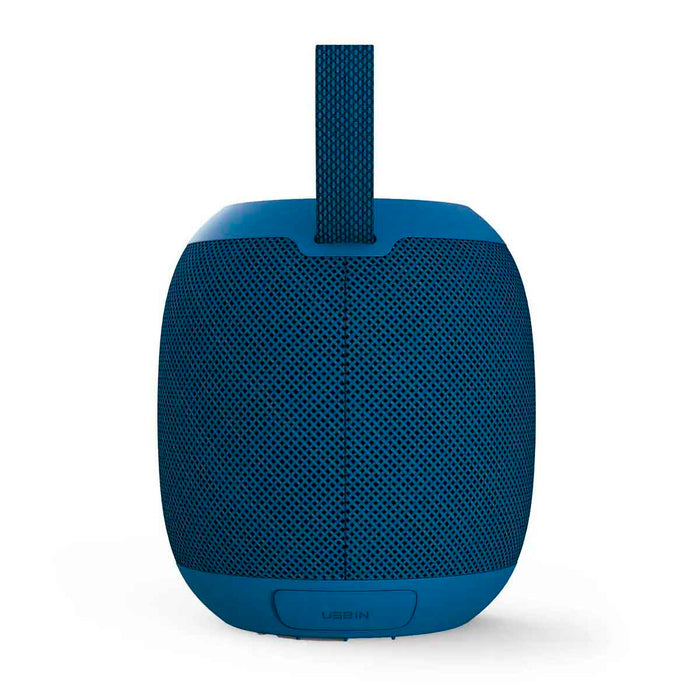 Parlante inalámbrico portátil conexión Bluetooth color azul